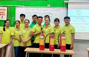 Tập huấn chữa cháy Olym 10